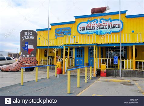 Big Texan Steak Ranch Amarillo Texas Route 66 Stock Photo ...
