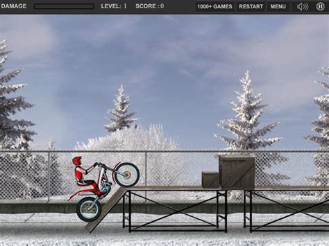 Bike Trials Snow Ride   Sport games   GamingCloud