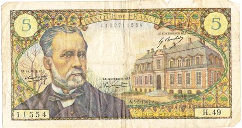 Billet de 5 francs Pasteur   Wikiwand