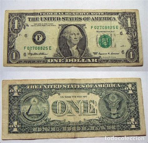 billete estados unidos de américa 1 dólar 1999   Comprar ...