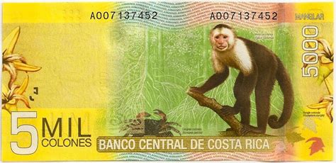 Billetes del Mundo: Costa Rica