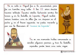 Biografía Miguel de Cervantes: | cervantes | Pinterest ...