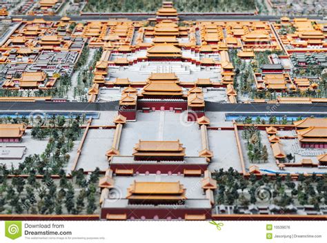 Bird s eye View Of Forbidden City Stock Photo   Image ...