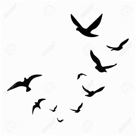 Birds Silhouette at GetDrawings.com | Free for personal ...