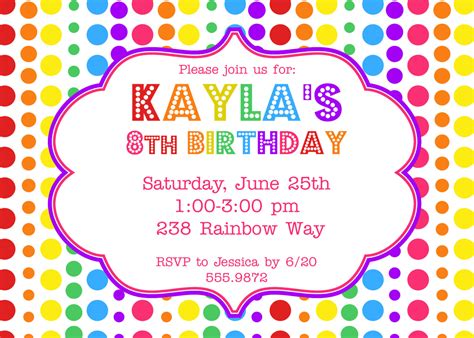 Birthday Invites: Birthday Party Invitations Free ...