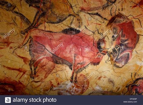 Bisons in Altamira´s reproduction cave Neo Cave Upper ...