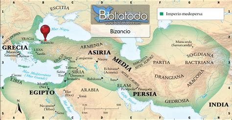 Bizancio   Mapa y Ubicación Geográfica