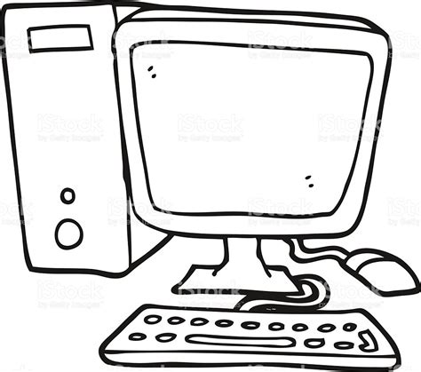 Black And White Computer Clipart   Clip Art. Net