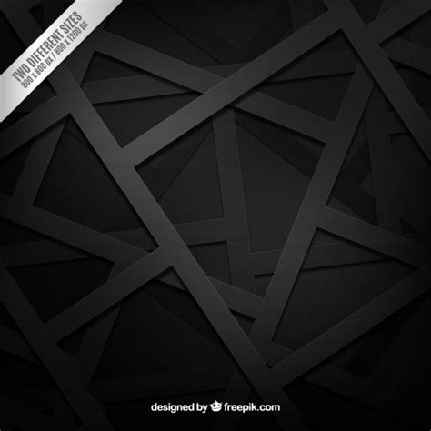 Black background in geometric style Vector | Free Download