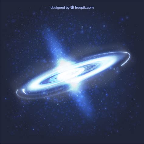 Black hole in space background Vector | Free Download