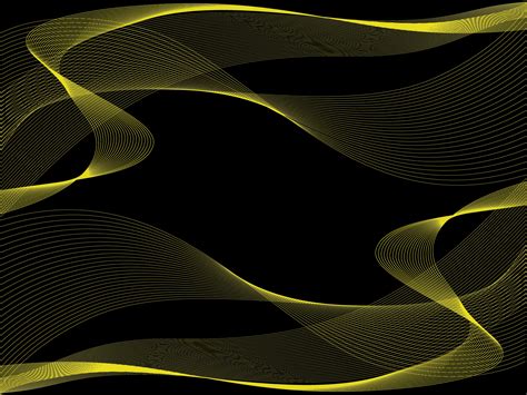 Black with Yellow Powerpoint Templates   Abstract, Black ...