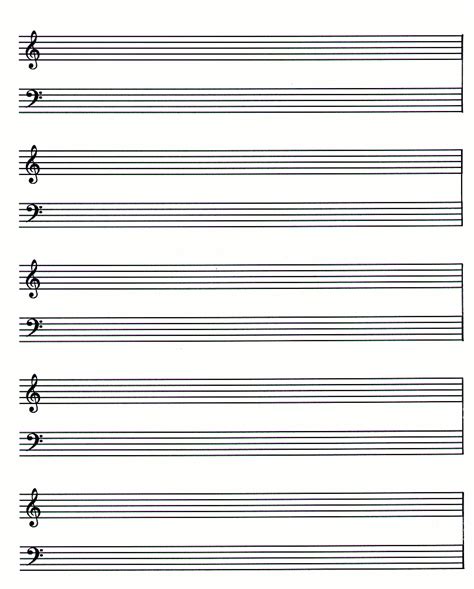 Blank Piano Sheet Music For Kids | www.imgkid.com   The ...