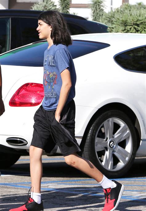 Blanket Jackson looks unrecognisable as he sports long ...