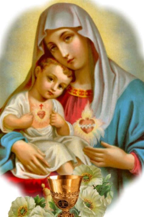 Blessed Virgin Mary and baby Jesus | Sagrados Corazones ...