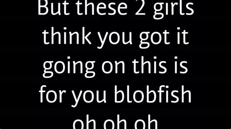 Blobfish Song~Lyrics Bizaardvark   YouTube