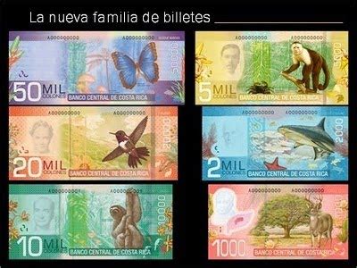 Blog Grupal   Dinero: Los nuevos billetes de Costa Rica
