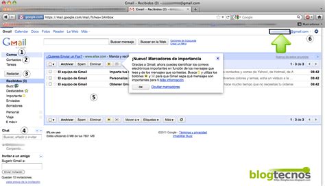 Blog TECNOS: Abrir una cuenta en Gmail de Google