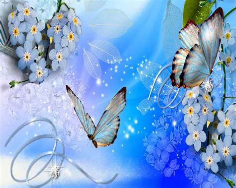 Blue Butterfly Wallpapers   Wallpaper Cave