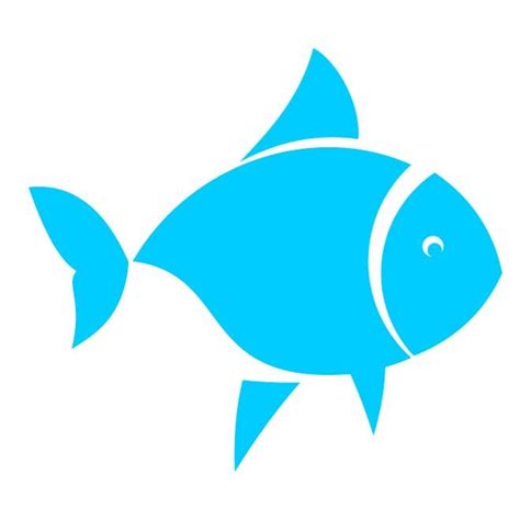 BLUE FISH SILHOUETTE Download at Vectorportal