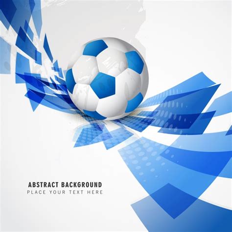 Blue football background Vector | Free Download