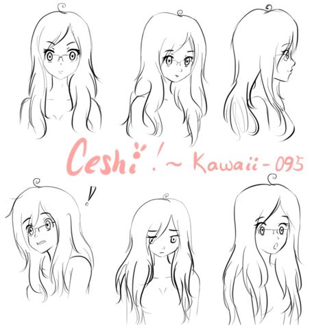 Bocetos de Practica estilo Anime by Kawaii 095 on DeviantArt