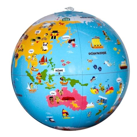 Bola del mundo inflable para niños Hi People!
