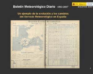 Boletín meteorológico diario: 1893 2007   Agencia Estatal ...
