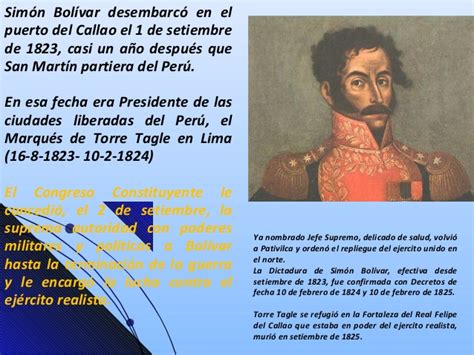 Bolívar en el perú y el papel de la mujer en independencia ...