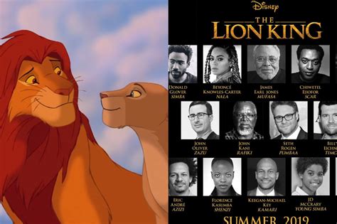 Bollywood lion king live action cast announced beyonce ...