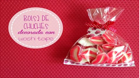 Bolsa de chuches decorada con Washi Tape   Manualidades ...