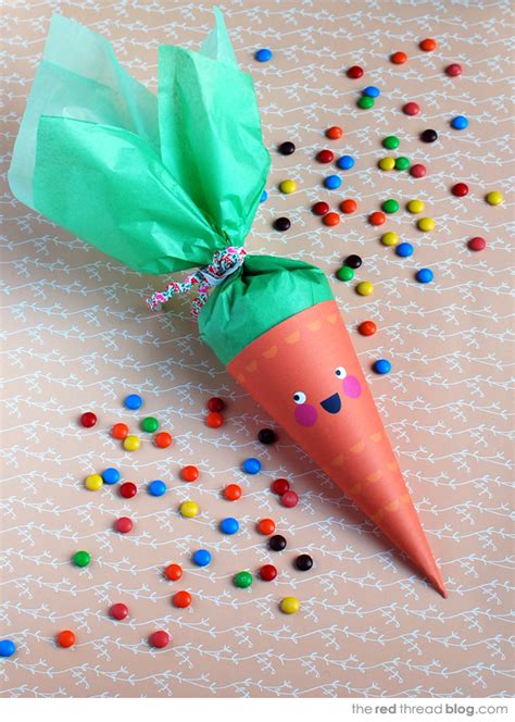 Bolsitas para chuches divertidas: ¡una zanahoria!   Pequeocio