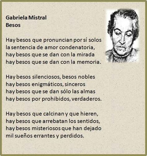 Bonitas Frases y poemas de Gabriela Mistral en imágenes