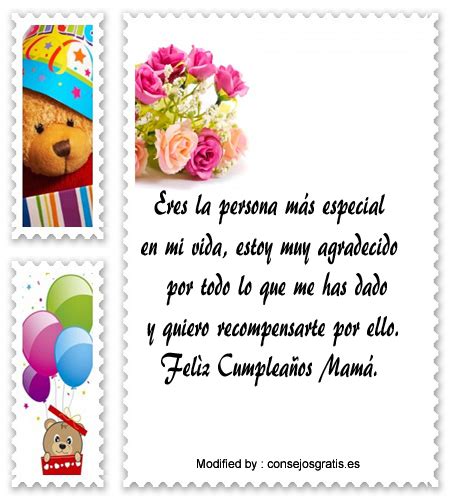 Bonitos Mensajes De Cumpleaños Para Mi Mamá | Saludos De ...