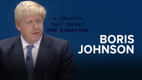 Boris Johnson: Speech to Conservative Party Conference ...