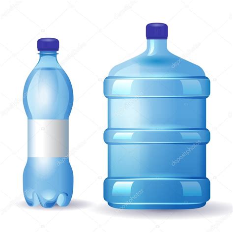 Botellas de agua — Vector de stock © mart_m #60052837
