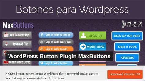 Botones para web: Botones personalizados para Wordpress ...