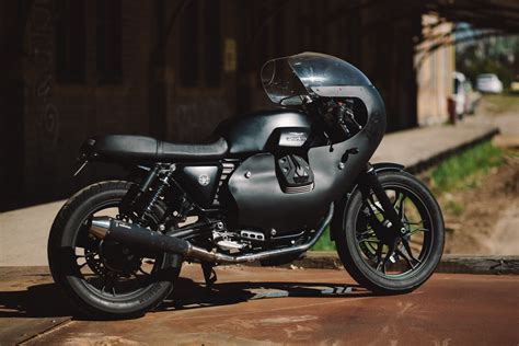 Brad s Moto Guzzi v7 Cafe Racer | Throttle Roll