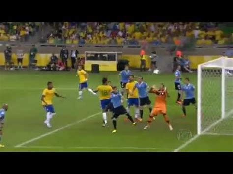 Brasil 2 x 1 Uruguai   Gol de Paulinho   Copa das ...