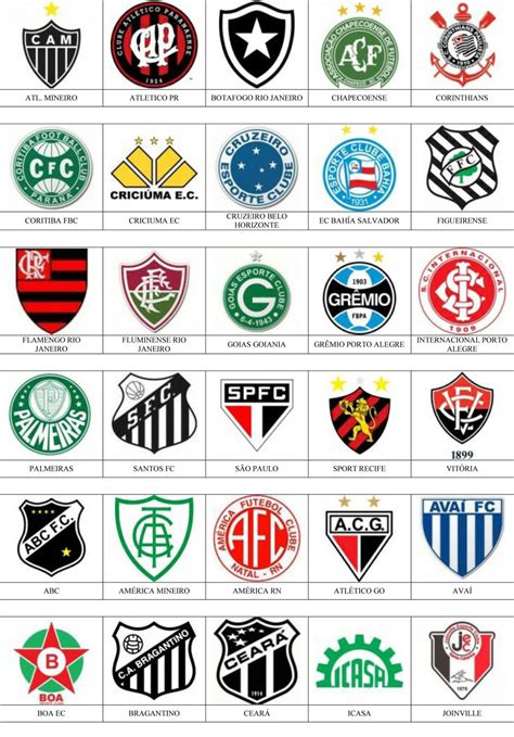Brasil   Pins de escudos/insiginas de equipos de fútbol.