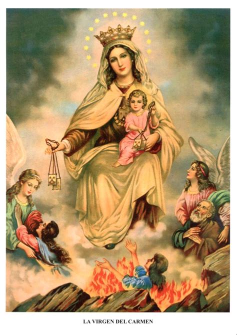 Breve Historia de la Virgen del Carmen | Compartiendo Luz ...