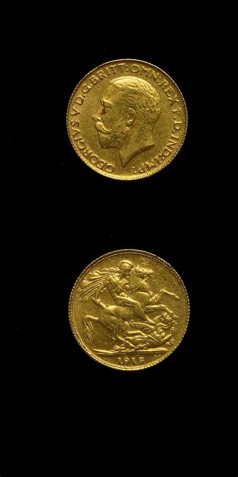 British Gold Sovereign of King George V   C.7439 For Sale ...