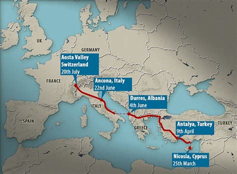 British soldier makes 2.8k mile journey home from Cyprus ...