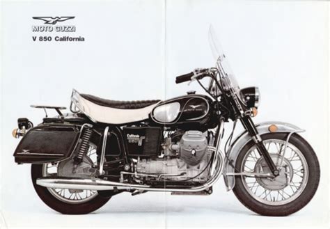 Brochure Moto Guzzi 850 California Police More Moto ...