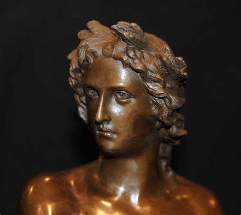 Bronze Apollo State Roman God Classic Figurine