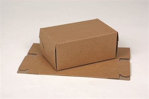 Brown solid board cartons   locking ends   Boxes