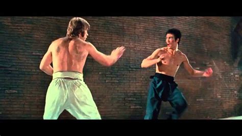 Bruce Lee vs Chuck Norris HD   YouTube