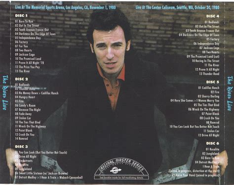 Bruce Springsteen / The River Live / 6CD Gold Disc Box Set ...