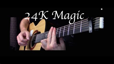 Bruno Mars   24K Magic   Fingerstyle Guitar   YouTube
