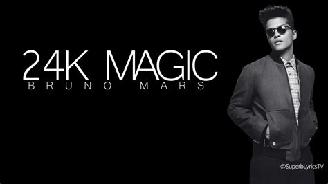 Bruno Mars : 24K Magic   Lyrics   YouTube