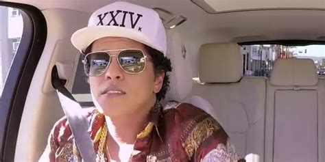 Bruno Mars and James Corden s Carpool Karaoke is 24K Magic